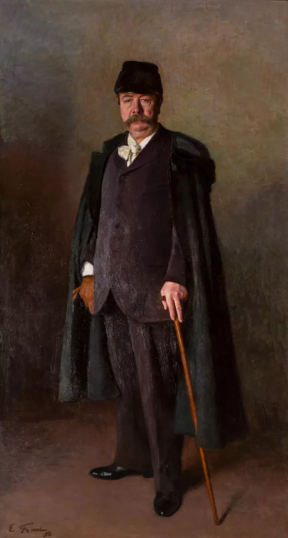 Émile Friant, Portrait de Charles Frederick Worth, 1893